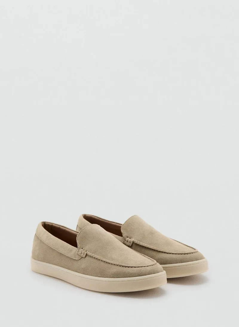 مانجو مان Split leather shoes